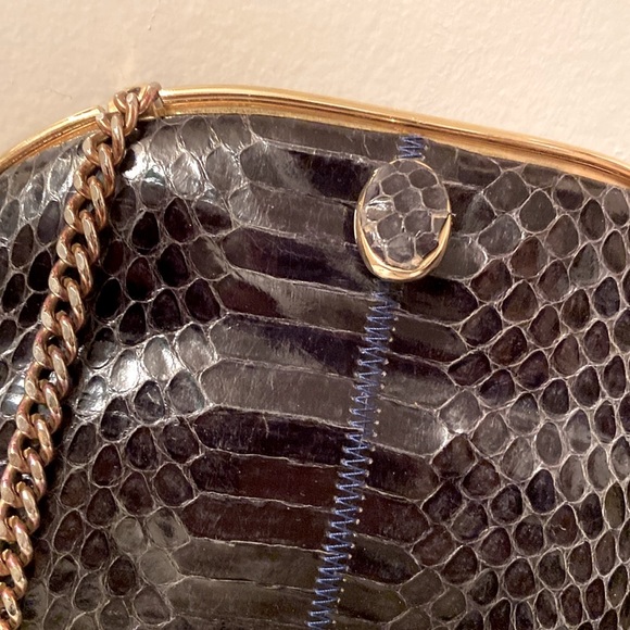 Vintage Snakeskin Bag - Picture 1 of 8